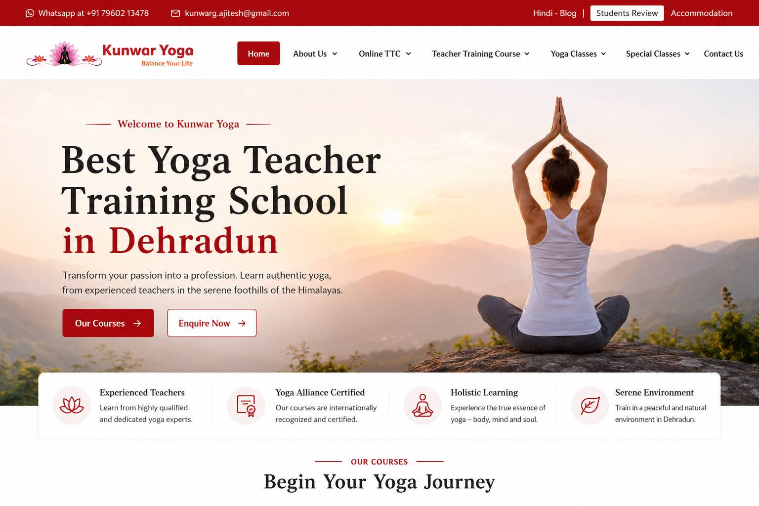 Kunwar Yoga Website